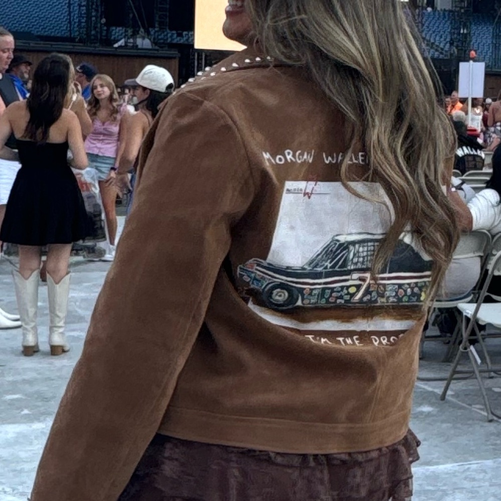 Morgan Wallen “I’m the Problem” Genuine Suede Jacket - Picture 3 of 3